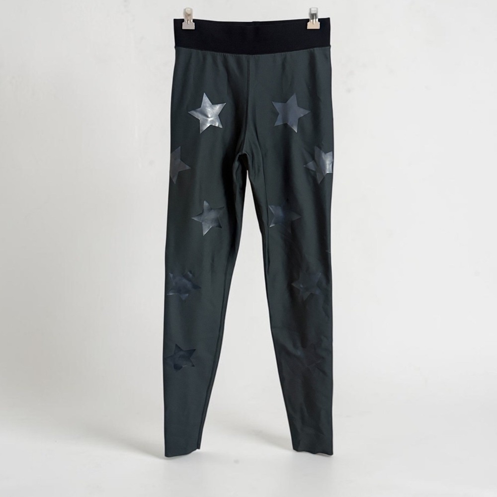 Ultracor Womens Star Print Leggings Elastic Waist Activewear Small Pants